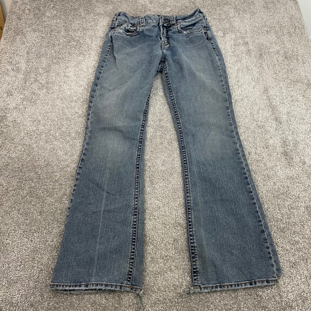 Silver Jeans Womens 28x30 Suki Bootcut Y2K Distressed Frayed Hem (Size Tag 29)